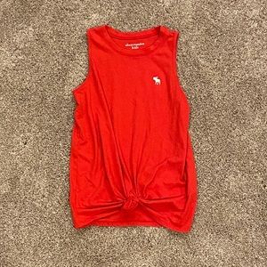 Abercrombie Kids Red Tank Top Size 11/12